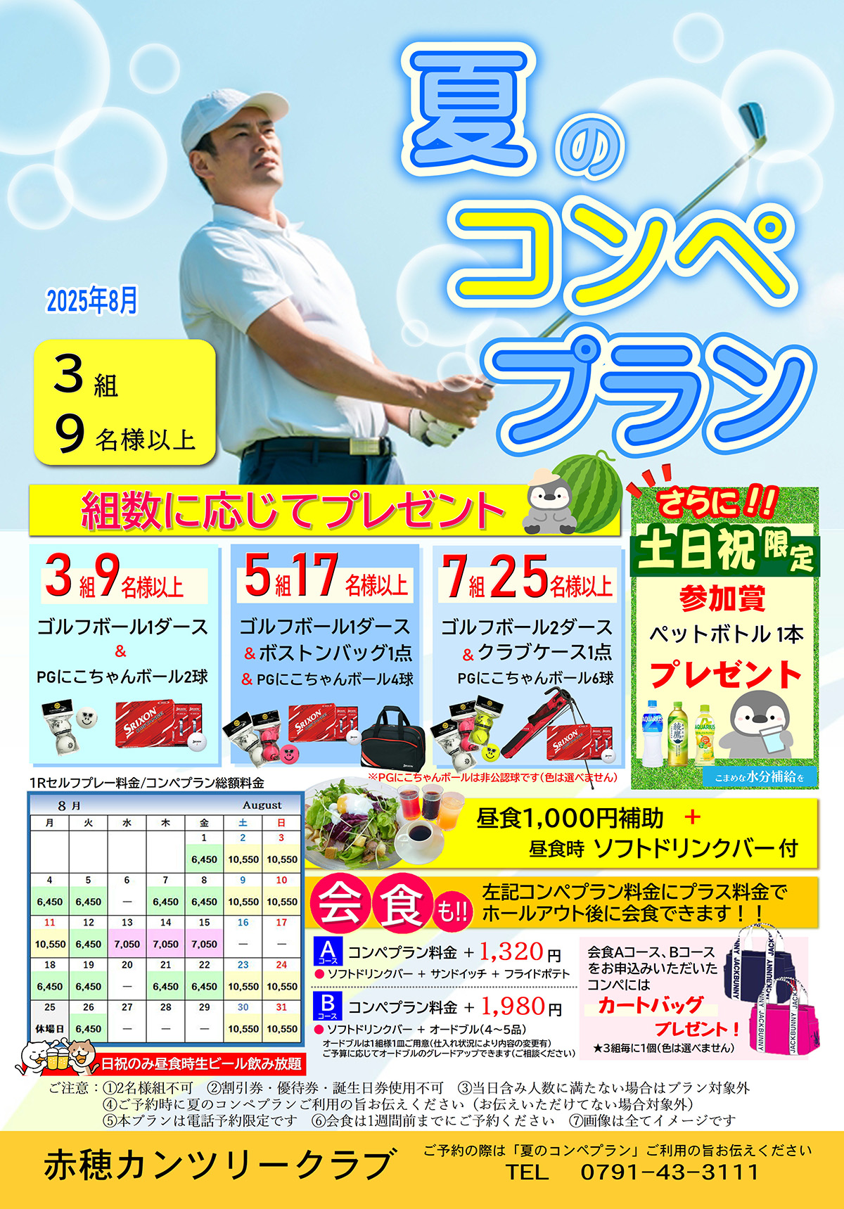 夏のコンペプラン